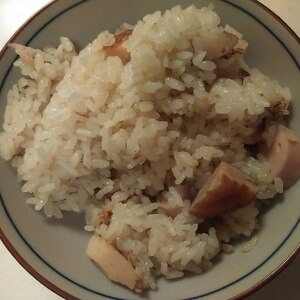 おでんのつゆで♪炊き込みご飯